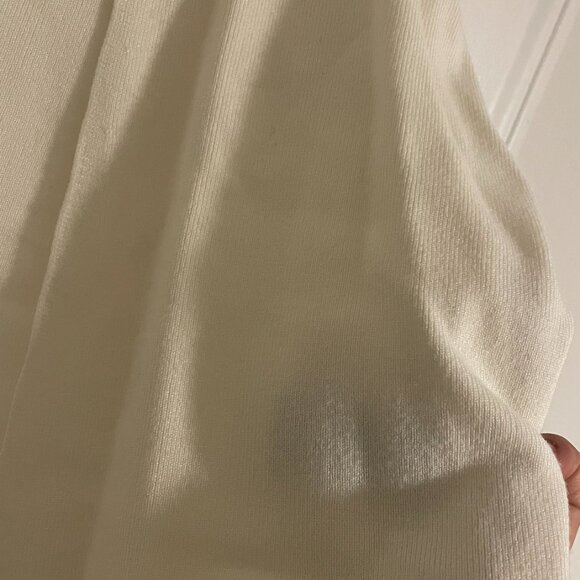 NWT SIMONS ECOVERO LENZING Ivory SHRUG Cropped Cardigan - Picture 8 of 9